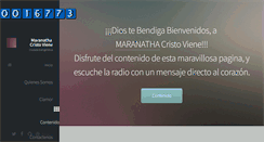Desktop Screenshot of maranathacristoviene.com